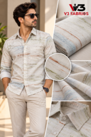 Giza Cotton Jacquard Shirt