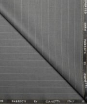 Canetti Grey Pinstripe Blazer Fabric - Image 2